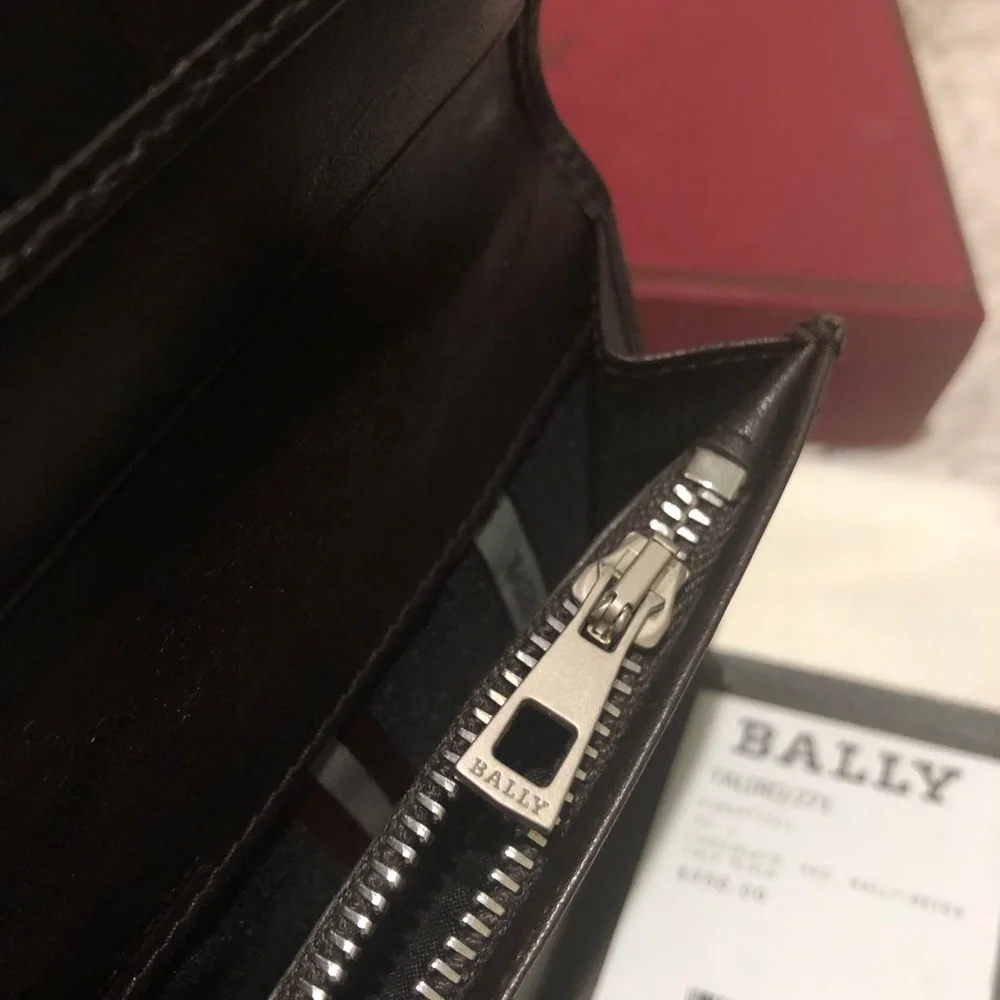 Bally chocolate calf